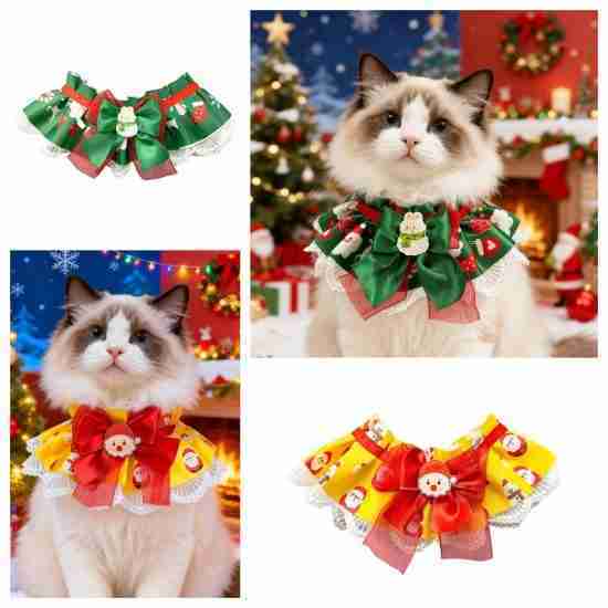 Christmas Lace Scarf Collar - 相册2