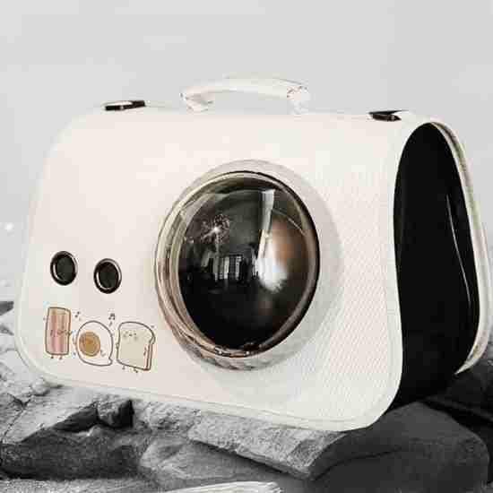 Capsule Pet Carrier Backpack - Single-Shoulder Dual-Door Large-Capacity Wholesale - 相册1 Capsule Pet Carrier Backpack - Single-Shoulder Dual-Door Large-Capacity Wholesale - 相册1