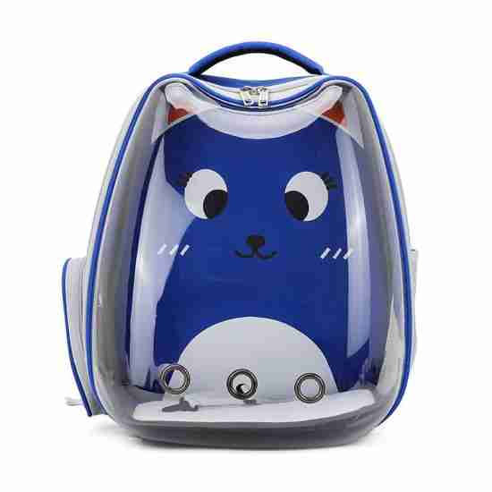 Cute Transparent Capsule Pet Carrier Backpack - 相册1 Cute Transparent Capsule Pet Carrier Backpack - 相册1