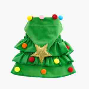 Christmas Holiday Cape for Dogs and Cats