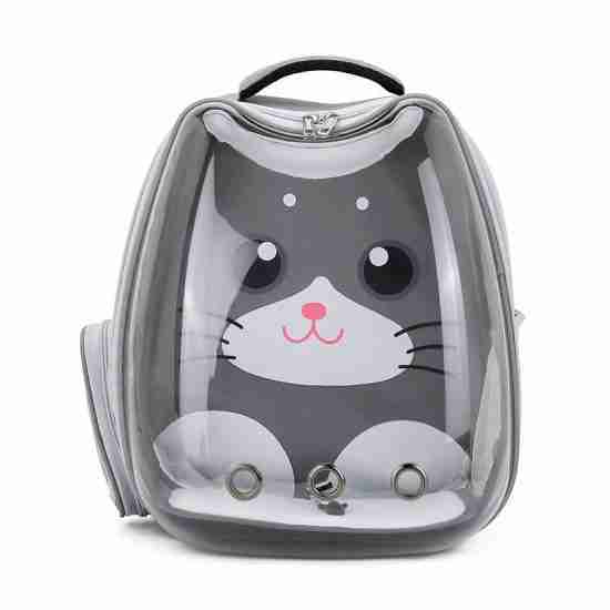 Cute Transparent Capsule Pet Carrier Backpack - 相册4 Cute Transparent Capsule Pet Carrier Backpack - 相册4