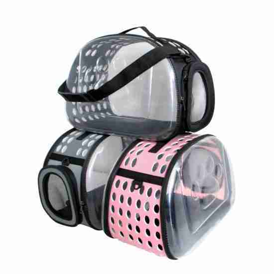 Large-Capacity Transparent Crossbody Pet Carrier - 相册1
