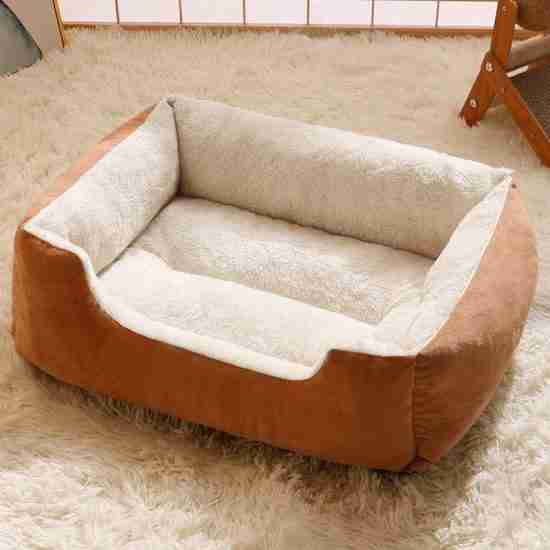 Square Pet Bed - 4-Season Warm for Small/Medium Dogs/Cats - 相册4