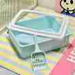 Semi-Enclosed Square Cat Litter Box (with Scoop - 相册2