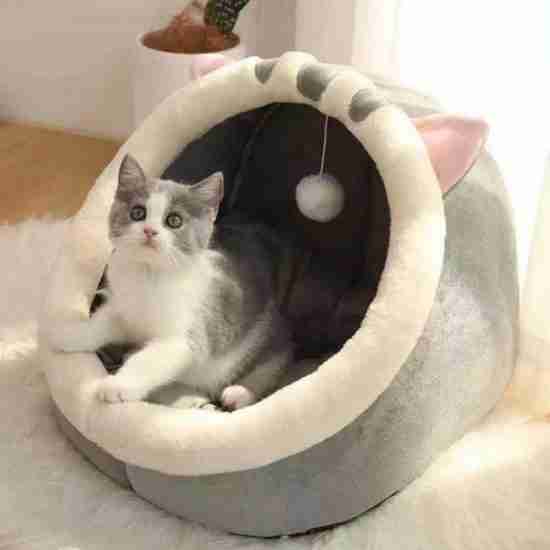 Winter Fleece Slipper Pet Bed - Warm for Small Pets - 相册4