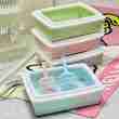 Semi-Enclosed Square Cat Litter Box (with Scoop - 相册1