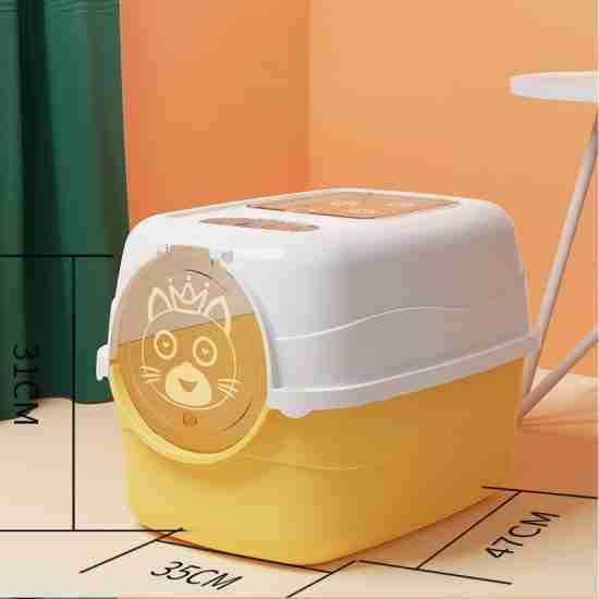 All-Size Enclosed/Semi-Enclosed Cat Litter Box - Odor-Proof (Bestseller) - 相册4