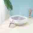 XL Semi-Enclosed Cat Litter Box - Anti-Splash - 相册1