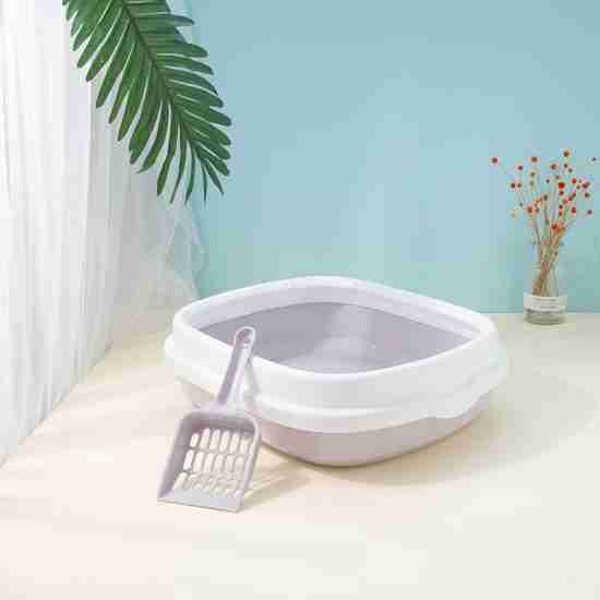 XL Semi-Enclosed Cat Litter Box - Anti-Splash - 相册1
