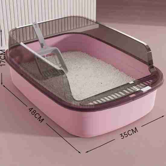 Anti-Splash XL Cat Litter Box (Odor-Proof, Drop Shipping) - 相册2