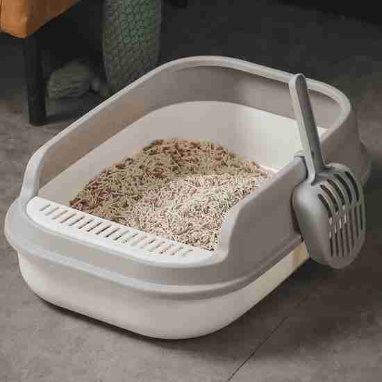 XL Semi-Enclosed Cat Litter Box (with Scoop, Wholesale - 相册2 XL Semi-Enclosed Cat Litter Box (with Scoop, Wholesale - 相册2