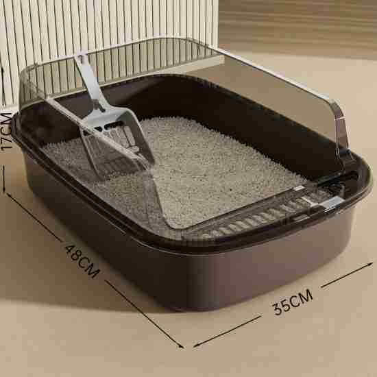 Anti-Splash XL Cat Litter Box (Odor-Proof, Drop Shipping) - 相册1