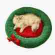 Semi-Closed Christmas Pet Nest - Warm Dog/Cat Bed Wholesale