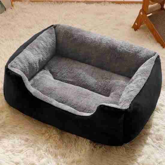 Square Pet Bed - 4-Season Warm for Small/Medium Dogs/Cats - 相册2