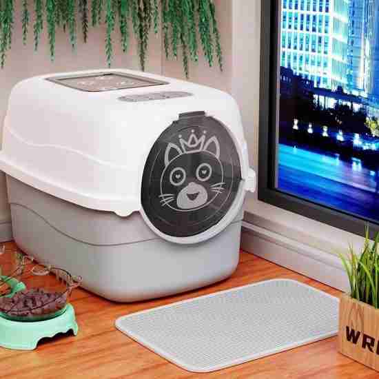 All-Size Enclosed/Semi-Enclosed Cat Litter Box - Odor-Proof (Bestseller) - 相册2