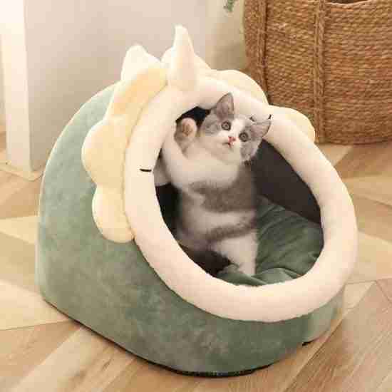 Winter Fleece Slipper Pet Bed - Warm for Small Pets - 相册2