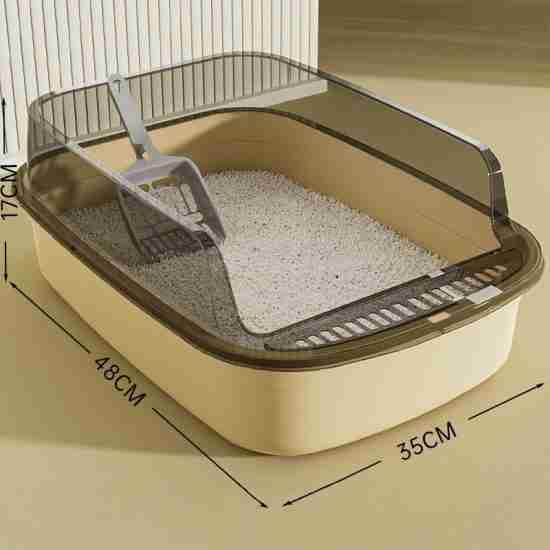 Anti-Splash XL Cat Litter Box (Odor-Proof, Drop Shipping) - 相册4