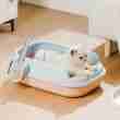 XL Semi-Enclosed Cat Litter Box (with Scoop, Wholesale - 相册1