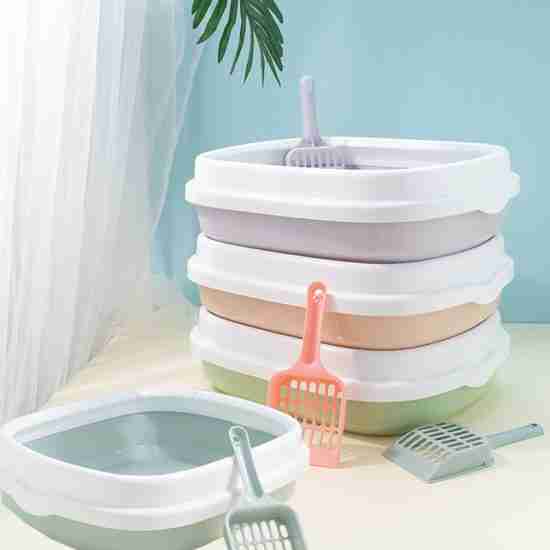 XL Semi-Enclosed Cat Litter Box - Anti-Splash - 相册2