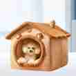 All - Season Pet House (Cats/Dogs, Enclosed, Removable Bed) - 相册1