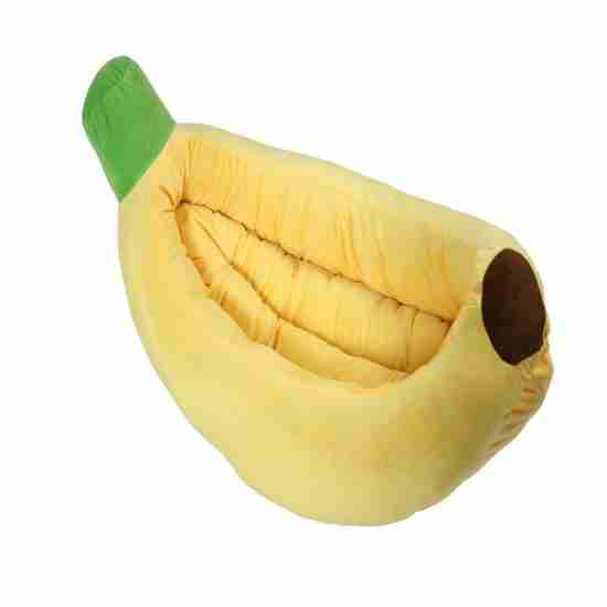 Banana-Shaped 4-Season Pet Mat - Washable Warm Pet Bed - 相册4 Banana-Shaped 4-Season Pet Mat - Washable Warm Pet Bed - 相册4