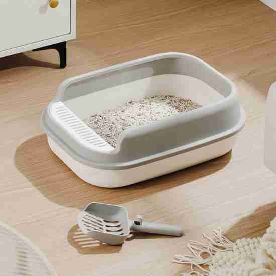 XL Semi-Enclosed Cat Litter Box (with Scoop, Wholesale - 相册4 XL Semi-Enclosed Cat Litter Box (with Scoop, Wholesale - 相册4