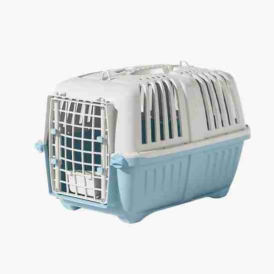 Large Pet Transport Crate (Airline-Approved, Removable Top, Car Carrier)