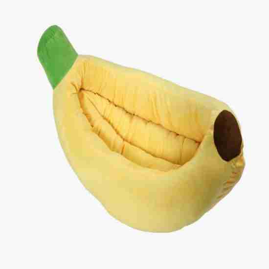 Banana-Shaped 4-Season Pet Mat - Washable Warm Pet Bed Banana-Shaped 4-Season Pet Mat - Washable Warm Pet Bed