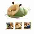 Winter Fleece Slipper Pet Bed - Warm for Small Dogs/Cats - 相册4