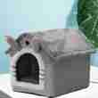 All - Season Pet House (Cats/Dogs, Enclosed, Removable Bed) - 相册2