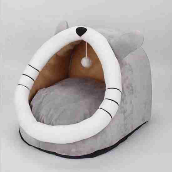 Winter Fleece Slipper Pet Bed - Warm for Small Pets - 相册1