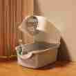All-Size Enclosed/Semi-Enclosed Cat Litter Box - Odor-Proof (Bestseller) - 相册1